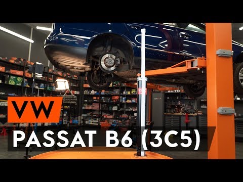Как заменить амортизаторы задней подвески на VW PASSAT B6 (3C5) [ВИДЕОУРОК AUTODOC]