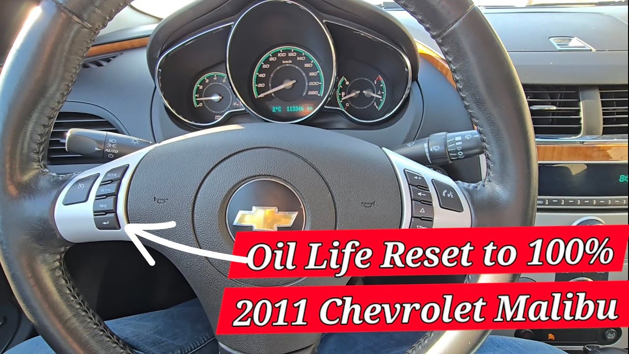 HOW TO: Reset Oil Life on Chevrolet Chevy Malibu 2008-2012/ Oil life