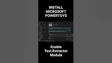 HOW TO COPY ANY TEXT ON THE SCREEN ON WINDOWS | POWERTOYS | TEXT EXTRACTOR |  #microsoft #computer