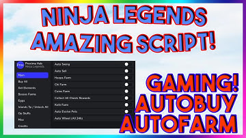 Roblox NEW Ninja Legends Script Script Exploit GUI (Pastebin 2022)