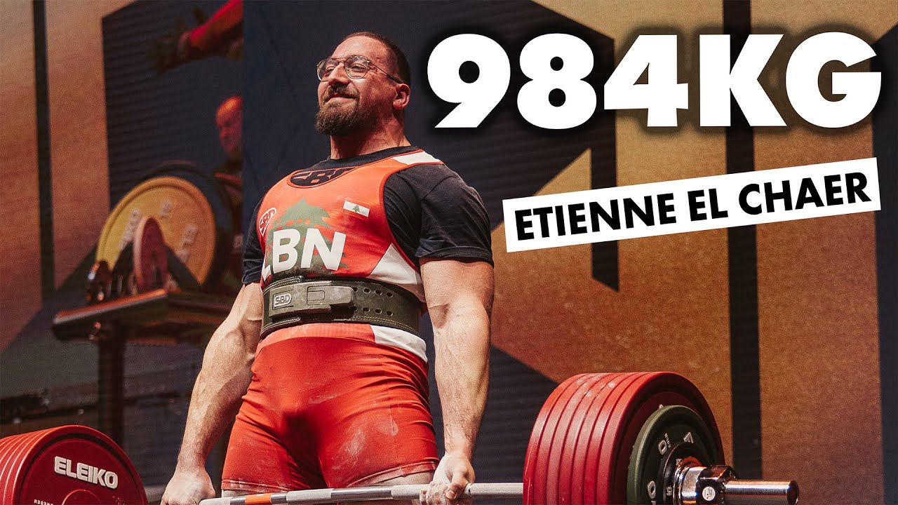 Etienne El Chaer | 984kg  @ 120kg WR Total | 3rd Place Sheffield 2026