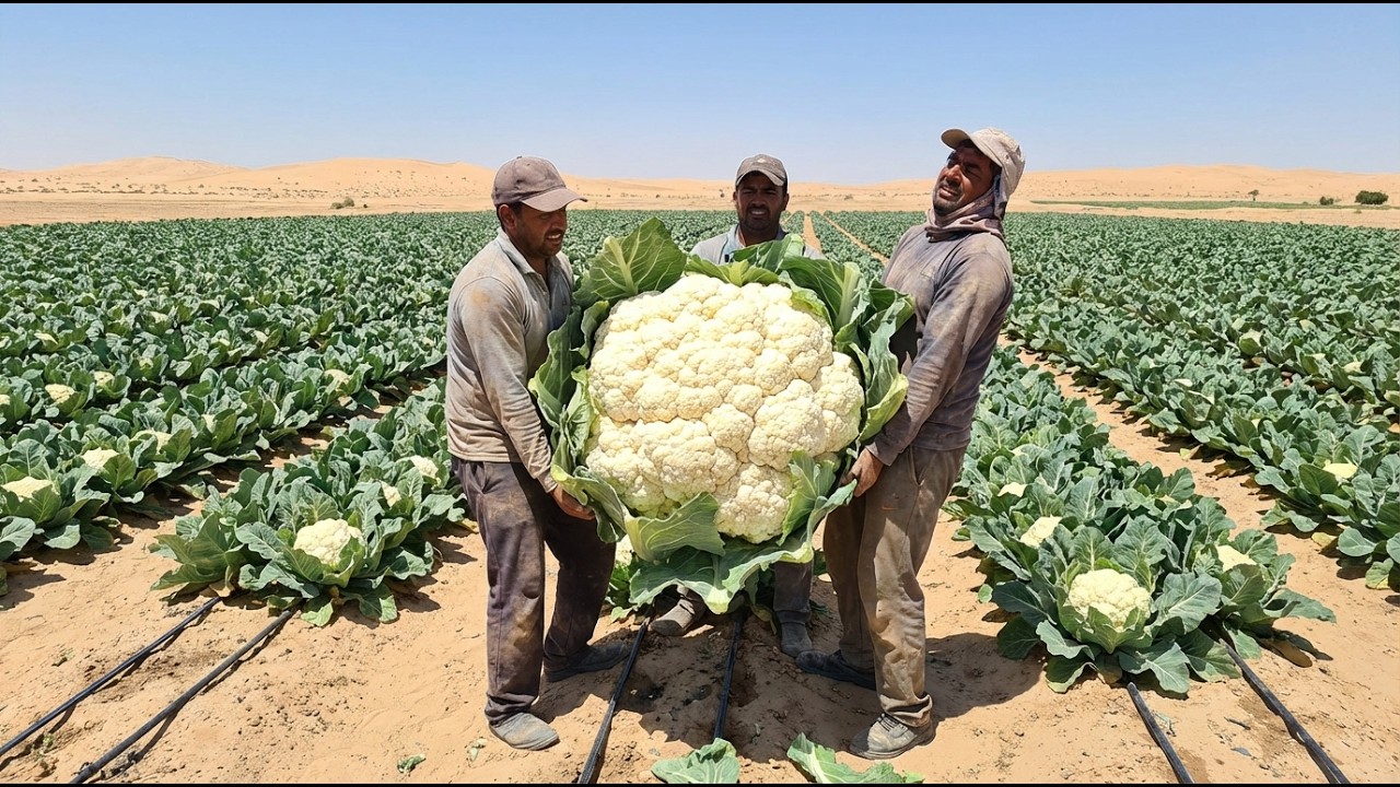 Shock: What Would It Be Like To Grow Cauliflower In The Desert The Results Shocked Millions