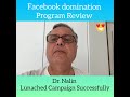 Dr. Nalin psychologist Shares Review For Facebook Domination Program By Datta Tule