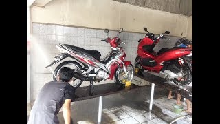 Video tata cara pemasangan hidrolik cuci mobil tipe Long - H ikame #carwash #autocare #automotive.. 