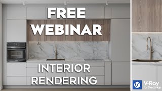Create Kitchen Visualization in VRay for SketchUp | Interior Rendering Tutorial | For Beginners