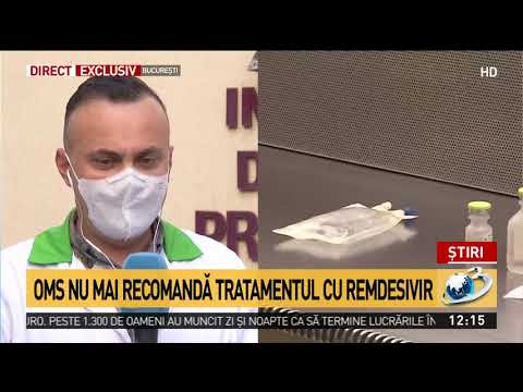 Remdesivir nerecomandat pacienților cu COVID - OMS sfătuiește medicii să administreze altceva bo