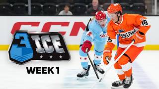 3ICE Hockey Week 1 - Philly vs. Chicago & NY/NJ vs. Buffalo