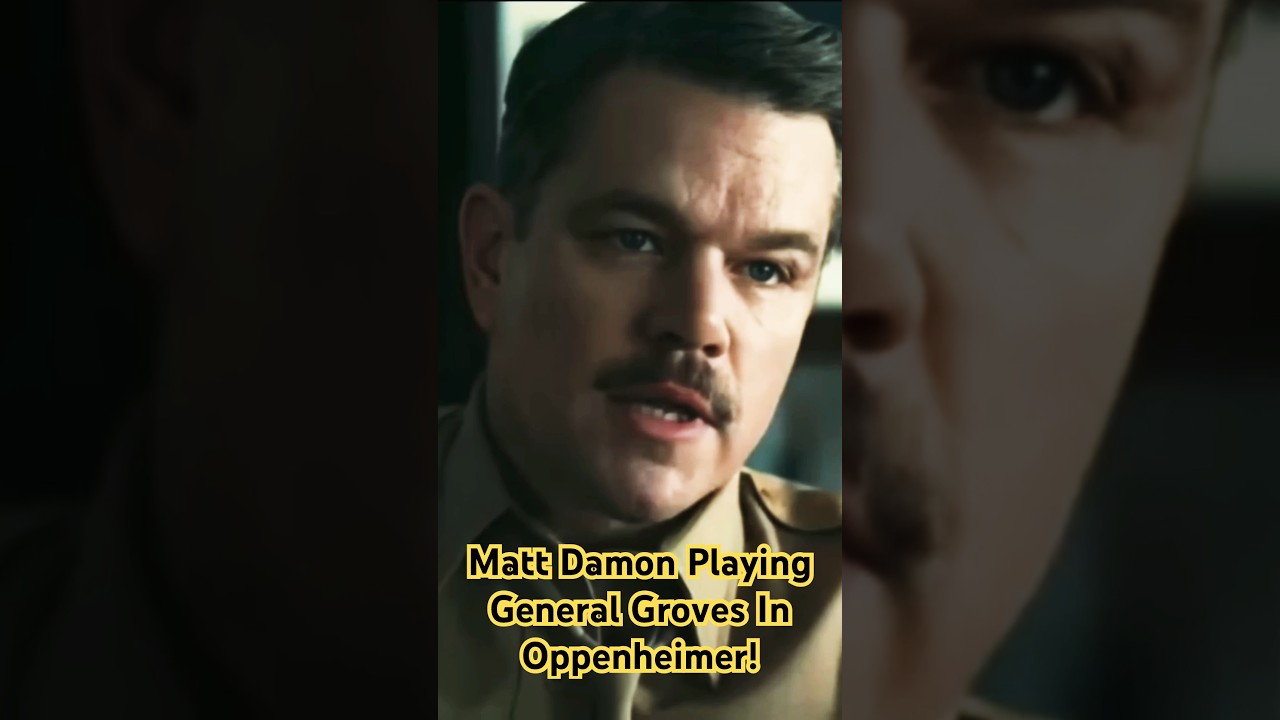 Мэтт Дэймон сыграет генерала Гроувса в «Оппенгеймере»!