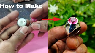 How do I make this ring | The process of making a silver ring