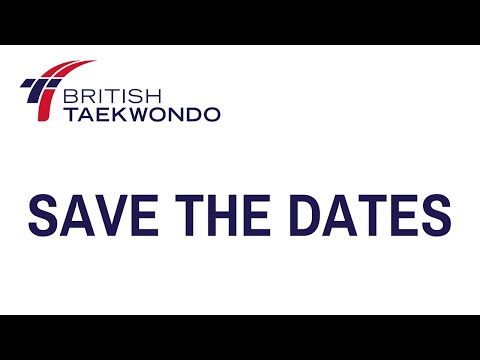 Save the dates for the British Taekwondo Sport Performance Department's Selection Competition Series