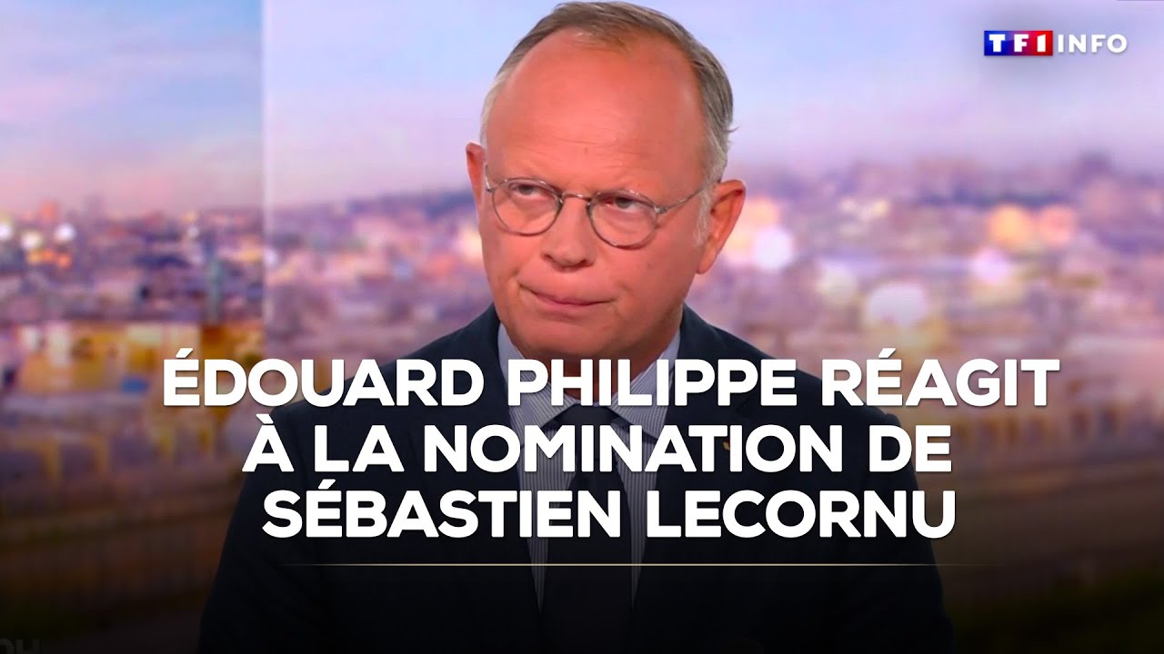 Nomination de Sébastien Lecornu, discussion sur le budget... Édouard Philippe invité du JT｜TF1 INFO