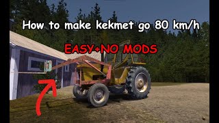 How To Make Tractor Go 80km/h In My Summer Car *NO MODS*