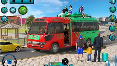Mini Bus Game || Android Gameplay || Part 2 Bus || Passenger Minibus Game Mod