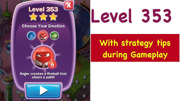 Inside Out Thought Bubbles Level 353 Tips and Strategy Gameplay Walkthrough