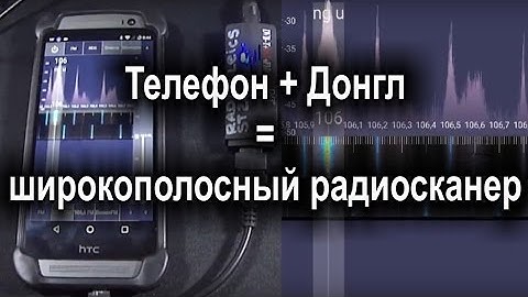 Android + SDR-RTL или шпионский сканер на телефоне