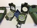 Two Sighting Compasses