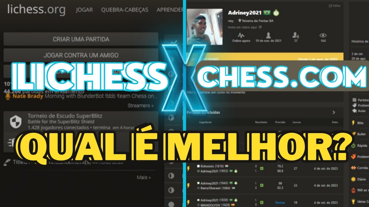 CHESS COM X LICHESS 