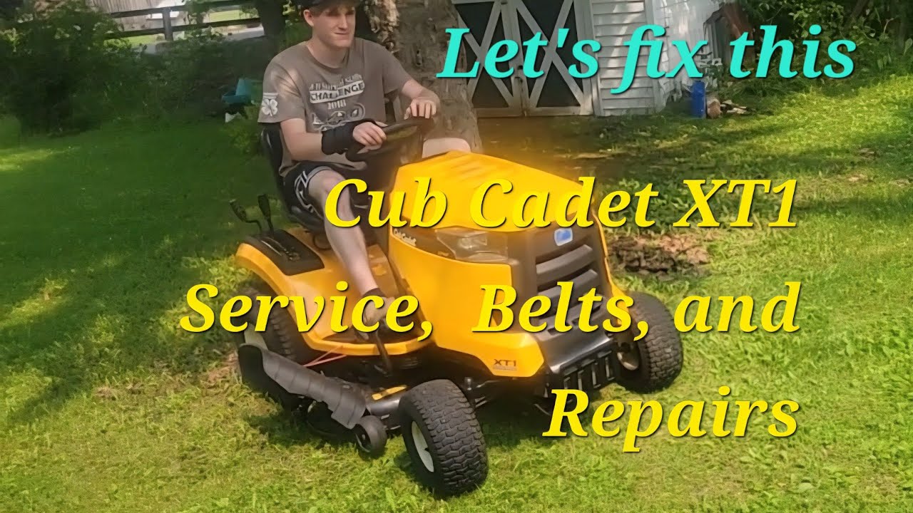 Cub Cadet XT1 Belts, Blades, and Service