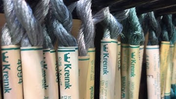 Flosstube #36 thread inspiration courtesy of Kreinik silk floss