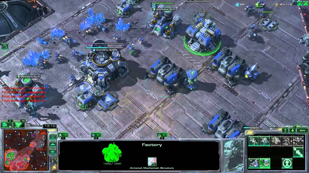 SC2 HotS - 2v2 - Reaper defense - Terran FPVOD - YouTube