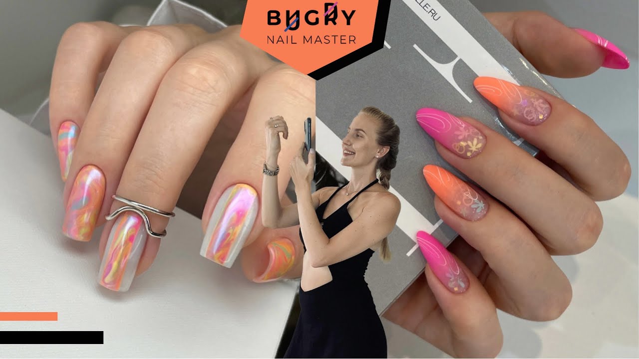 TWO Different Sets In ONE Video/ Completing A Manicure On My Student