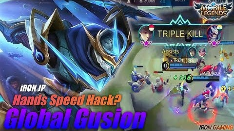 Gusion Robotic Hand Speed Gameplay!🔥 | Hands Speed Hack! | Mobile legend Bang Bang