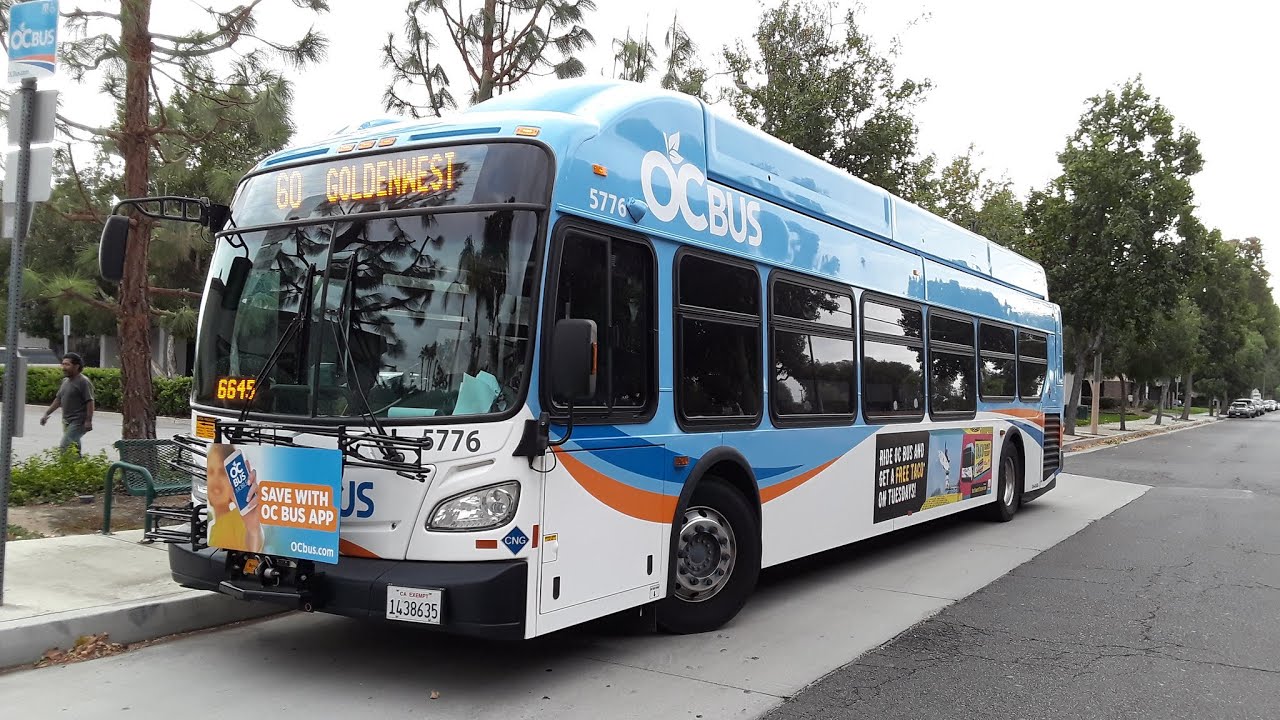 OCBus 2016 New Flyer XN40 #5776 - YouTube