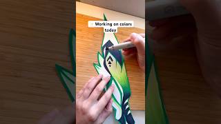 Details Coloring A Dragon Puppet ✨ #paperdragon #dragonpuppets Update