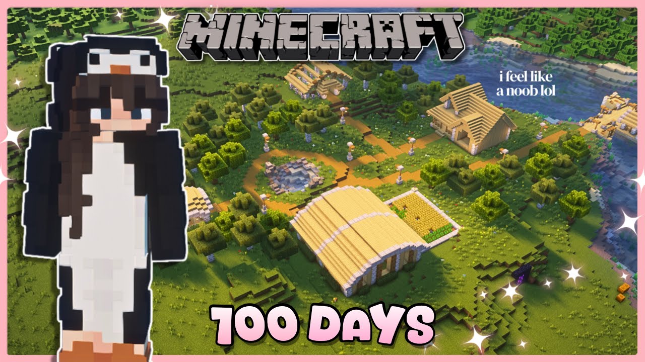 I Spent 100 Days in a Minecraft World! (send help) - YouTube