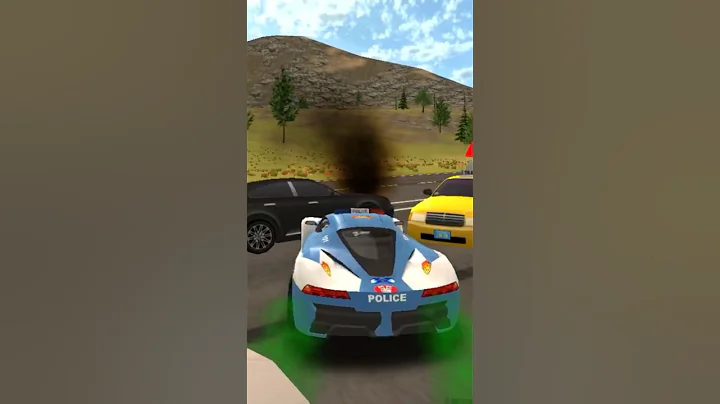 Police Car Chase Cop Simulator #shorts