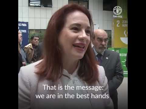 En la FAO, Presidenta Espinosa participa de lanzamiento de la Década de la Agricultura Familiar