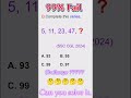 Find the next number । #sscresoning #mathsshorttricks। #mathreasoningtrick