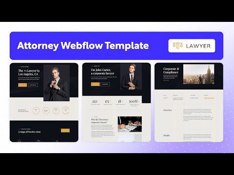 Attorney Website Template | Lawyer - BRIX Templates