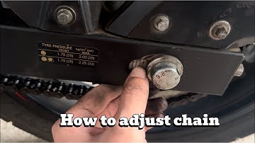Easy Motorcycle Chain Adjustment Tutorial for Beginners (TVs Apache RTR 1604v)