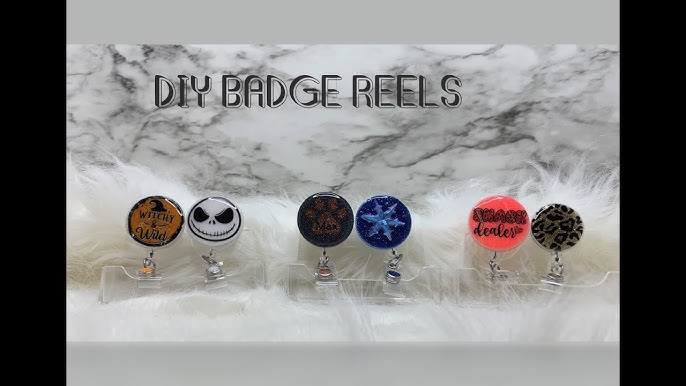 DIY Round Shaker Badge Reels 