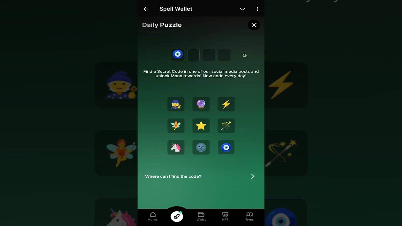 Spell wallet daily puzzle combo 21 November