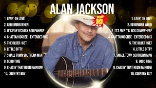 Alan Jackson ⭐ Best Country Songs For Relaxing - Relaxing Country Music Playlist