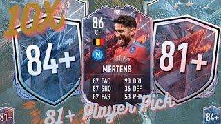 OMG I Opening 10x Double 81+ Upgrades Player Picks on FIFA 22 Ultimate Team & New 84+ Player Pick