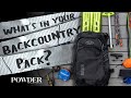 Whats in your backcountry pack  shop talk with cy