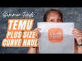 Temu Plus Size Fashion Haul - Summer Rompers &amp; Jewelry | Is It Curvy Girl Approved? | Honeygirl K