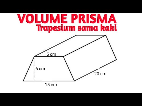 Video: Bagaimana cara mencari volume prisma komposit?