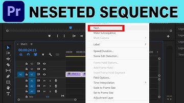 How to Merge two Clips using Nested Sequence in Adobe Premiere Pro