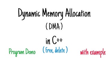 Dynamic Memory Allocation In Cpp | C++ Programming | free, delete in CPP