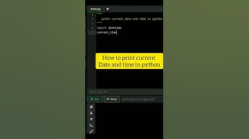 How to print current date and time #python