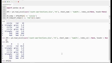 Excel and Python Pandas Sumifs