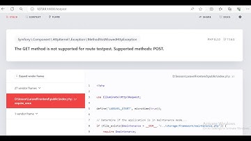 Fix Laravel 11: Symfony\ Component\ HttpKernel\ Exception\ MethodNotAllowedHttpException