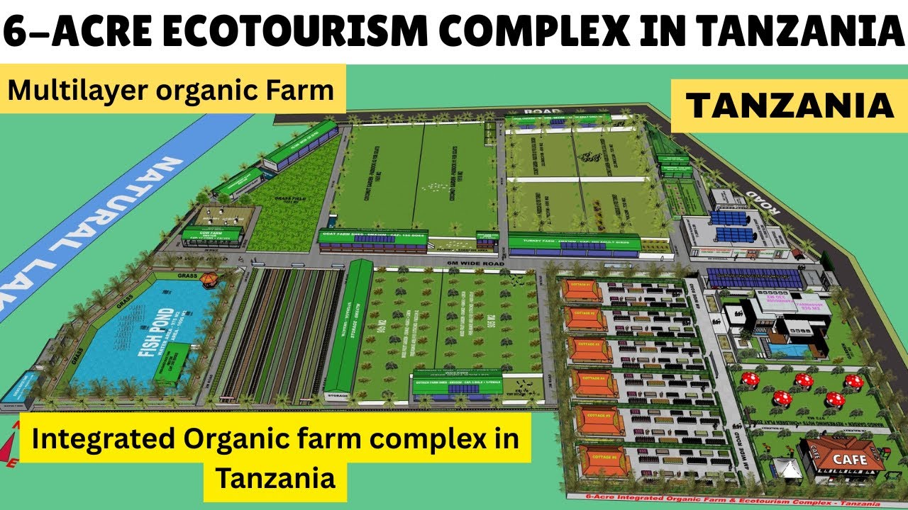 6-Acre Ecotourism & Integrated Organic Farm Complex in Tanzania 