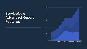 ServiceNow Advanced Report Features in Orlando