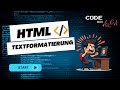 [2] HTML Basics - Textformatierung | Lerne Webseitenentwicklung 📚 #coding #html #website  #deutsch