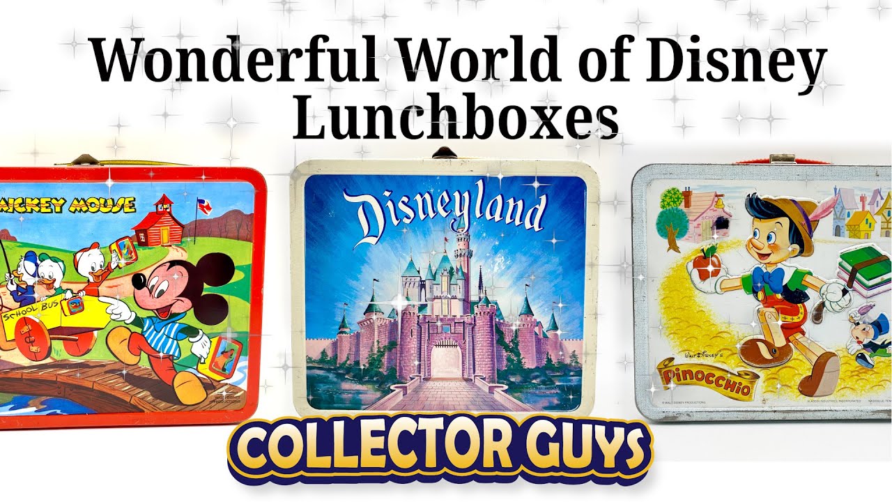 Collecting Disney Metal Lunchboxes I COLLECTOR GUYS - YouTube